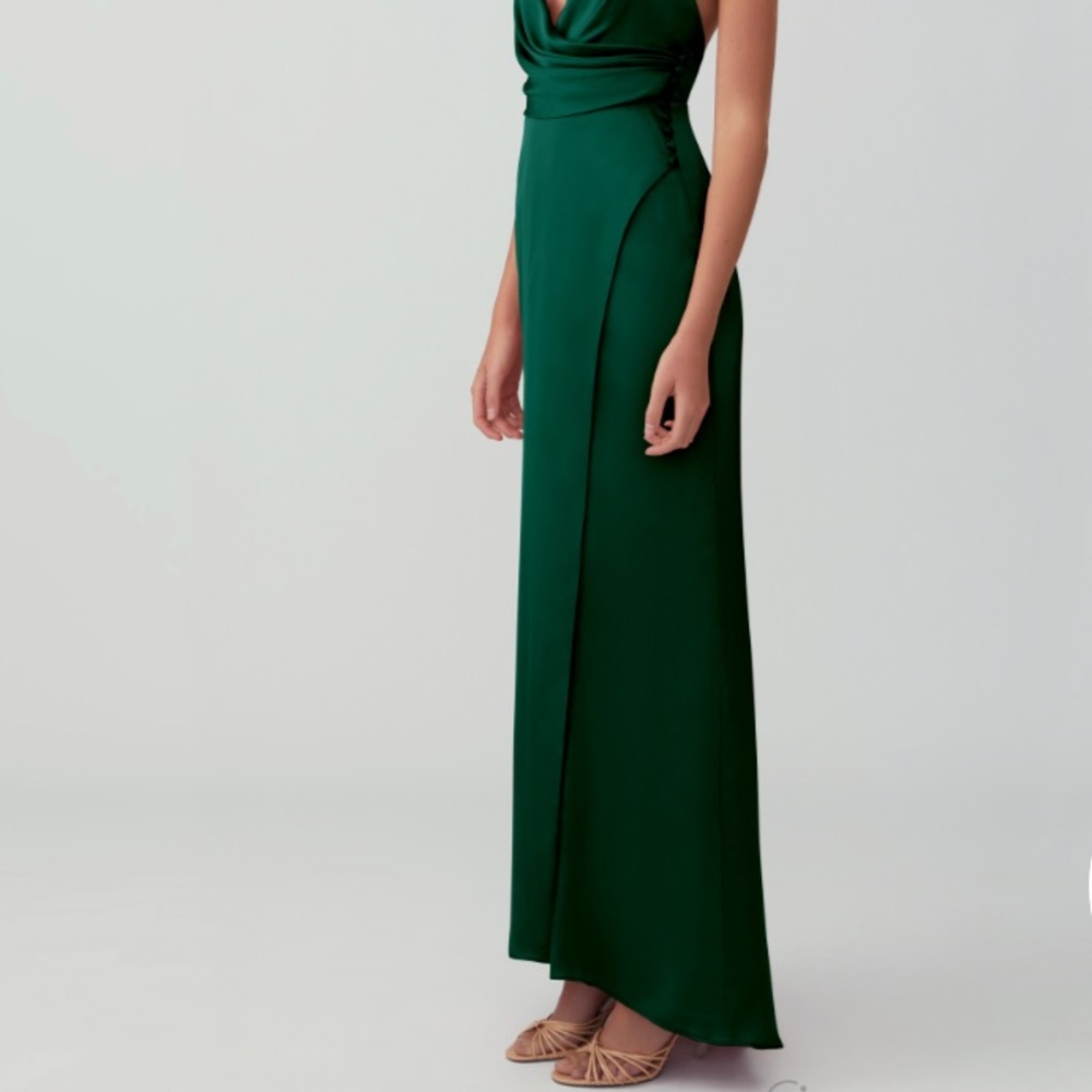 Fame & Partners | satin maxi dress - Picture 4 of 8